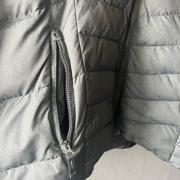 Eddie Bauer Grey Down Puffer Jacket Size XL - Picture 6 of 12